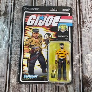 2023 Hasbro GI Joe Tiger Force Shipwreck Super7 ReAction Figures